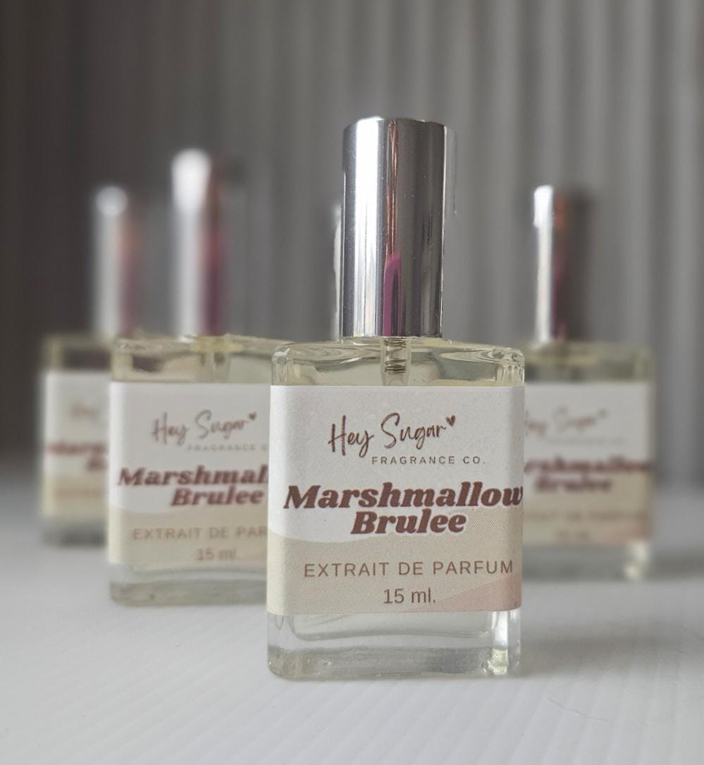 Marshmallow Brulee Perfume, Gourmand Perfume, dessert perfume, marshmallow based perfume, perfume oil, hair perfume, gift for her